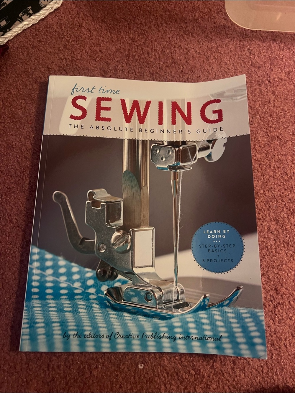 Beginners sewing guide book